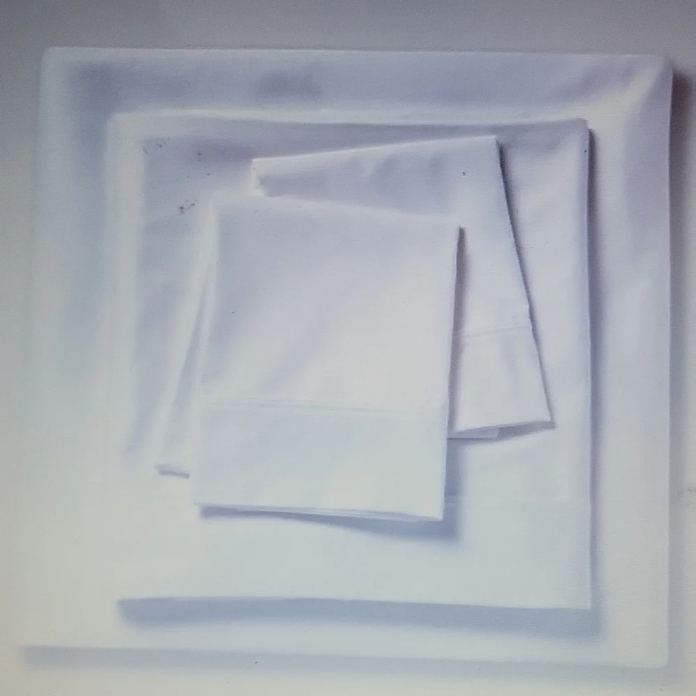 Threshold Tri Ease sheet set 500 Thread Count Sateen White FULL 9-15